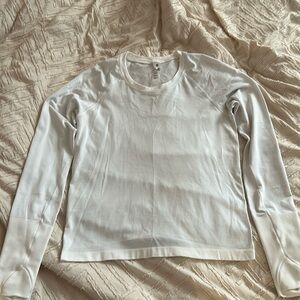 Lululemon long sleeve swiftly tech-white-size 8